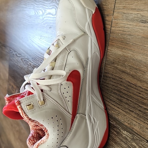 Nike, Red, Pippen, Sneakers, Active, Basketball, Casual, Men's, Flight, White, - Picture 5 of 14